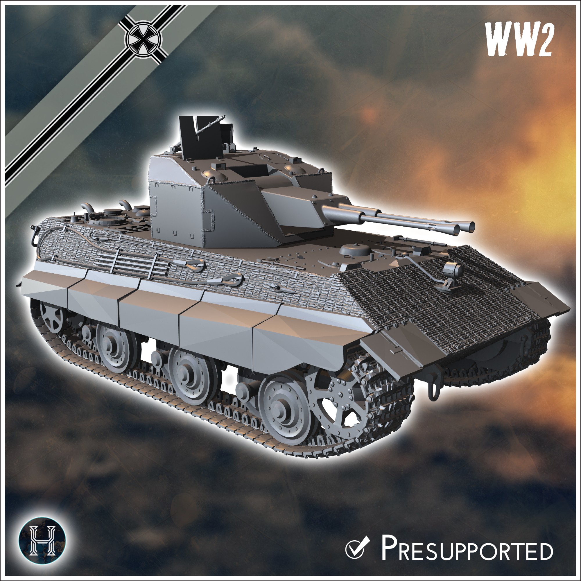 Flakpanzer E-50 55mm Entwicklung - Germany Eastern Western Front Normandy Stalingrad Berlin Bulge WWII